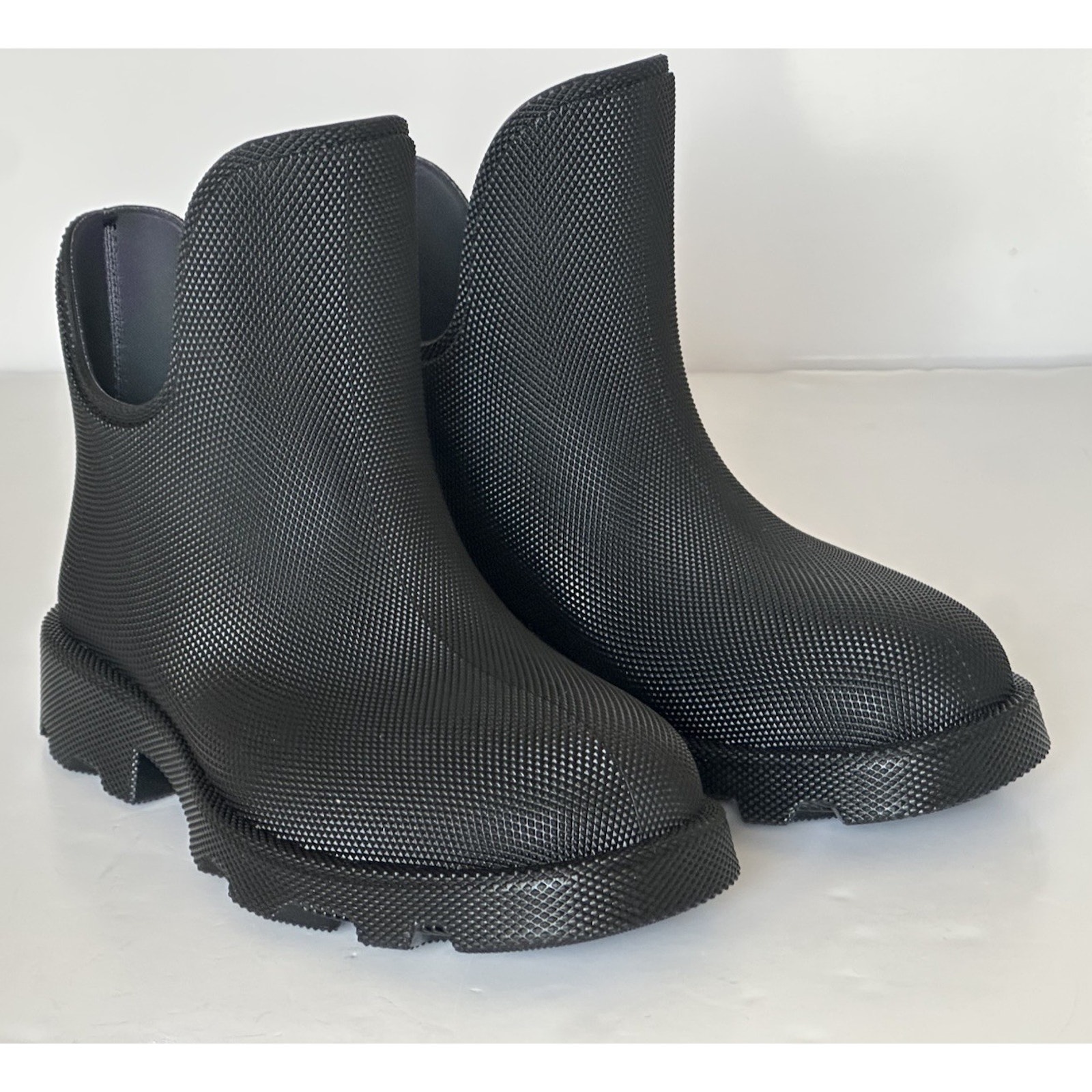 Burberry Rubber Marsh Women's Black Rain Boots 10 Us (40) It 8077371 Nib $820